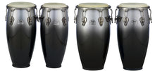 Load image into Gallery viewer, Pearl Primero Pro 4pc Quinto Congas Tumba Wood Drums Set Carbon Vapor Finish 10&quot; ,11&quot;, 11.75&quot;, 12.5&quot;
