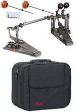 Load image into Gallery viewer, Pearl P3002D Eliminator Demon Drive Double Bass Drum Pedal +Two Wood Beaters | NEW Authorized Dealer
