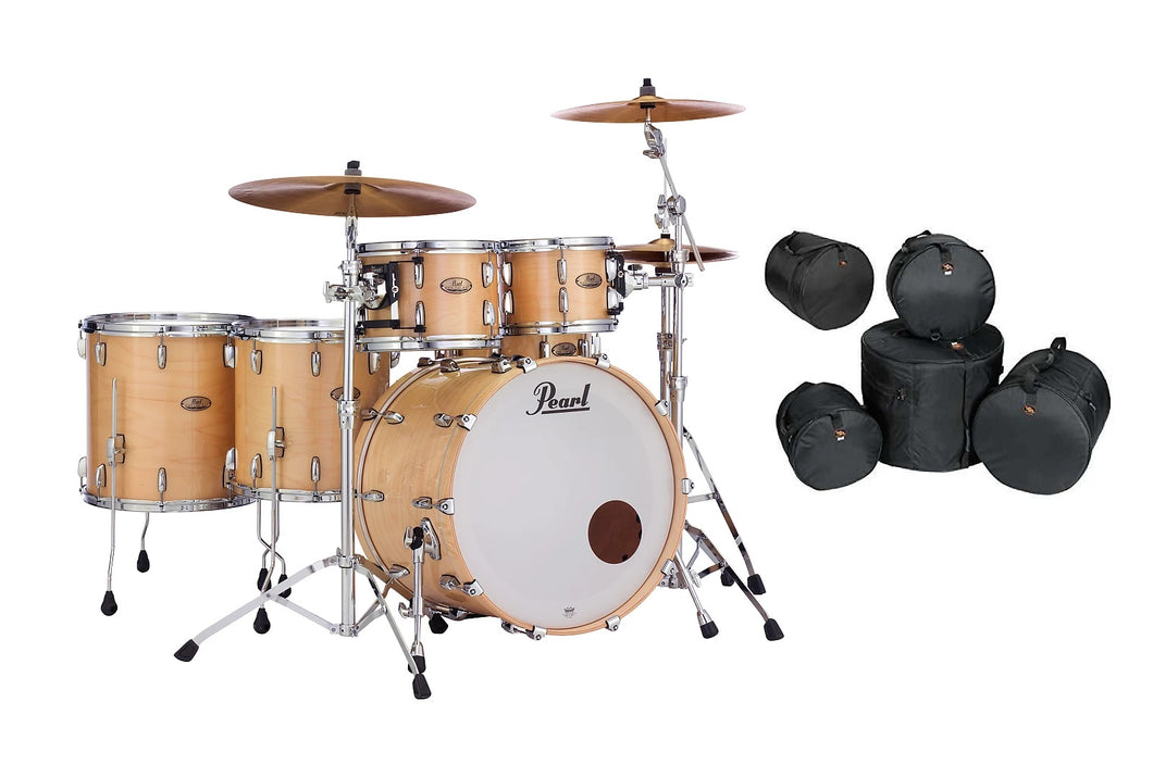 Pearl Session Studio Select Natural Birch Finish 22/10/12/14/16 Drums GigBags! NEW Authorized Dealer