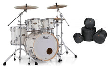 Load image into Gallery viewer, Pearl Masters Maple Gum Silver White Swirl Drums 22x16_10x7_12x8_16x16 +Free Bags Authorized Dealer
