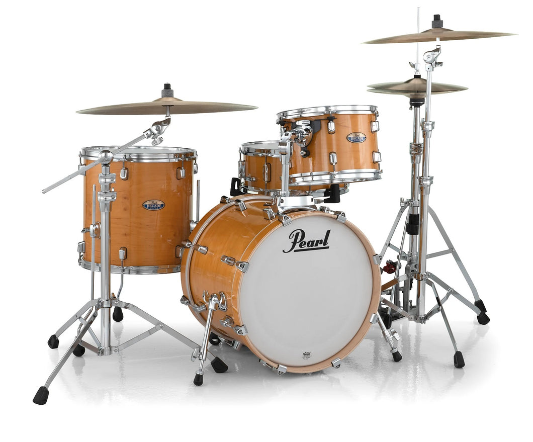 Pearl Limited Decade Maple Pale Amber Gloss Bop 4pc Set 18x14/12x8/14x14/14x5.5 Drum Shells | Dealer