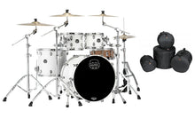 Load image into Gallery viewer, Mapex Saturn Satin White Rock Fast Drum 4pc Set 22x18/10x7/12x8/16x14 Shells +Bags Authorized Dealer
