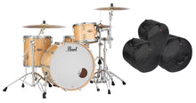 Load image into Gallery viewer, Pearl Session Studio Select Natural Birch 24x14/13x9/16x16 Drums Shells +FREE Bags Authorized Dealer
