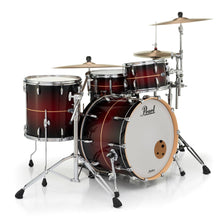 Load image into Gallery viewer, Pearl Masters Complete Natural Banded Redburst Drums 24x14_13x9_16x16 Shell Pack &amp; Bags Auth Dealer
