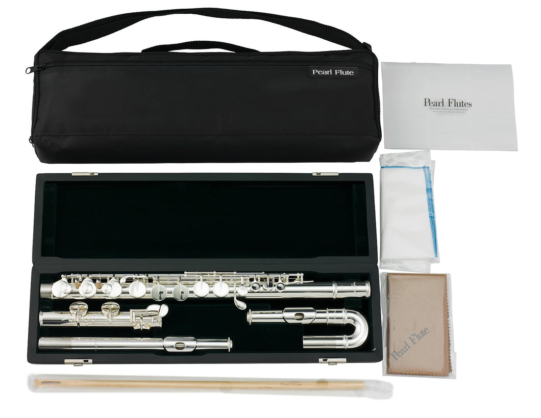 Pearl *Pre-Order* Alto Flute Straight/Curved Headjoint Sterling Silver Lip/Riser Special Order | WorldShip | Authorized Dealer