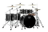 Mapex Saturn Satin Black Studioease Drums 22x18/10x7/12x8/14x12/16x14 Shells Authorized Dealer