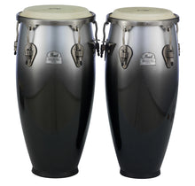 Load image into Gallery viewer, Pearl Primero Pro 4pc Quinto Congas Tumba Wood Drums Set Carbon Vapor Finish 10&quot; ,11&quot;, 11.75&quot;, 12.5&quot;
