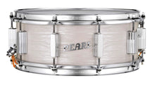 Load image into Gallery viewer, Pearl President Series Pearl White Oyster 14x5.5 Phenolic Snare Drum w/Case | NEW Authorized Dealer
