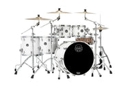 Mapex Saturn Satin White Studioease Drums 22x18/10x7/12x8/14x12/16x14 Shells Authorized Dealer