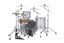 Load image into Gallery viewer, Mapex Saturn Evolution Hybrid Iridium Silver Lacquer Powerhouse Rock Drum Kit +BAGS 24x14,13x9,16x16
