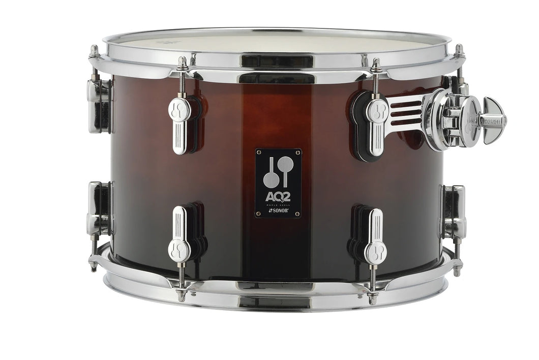 Sonor AQ2 Series 12x8 Brown Fade Maple Finish Rack Tom Drum | Worldwide Ship | NEW Authorized Dealer