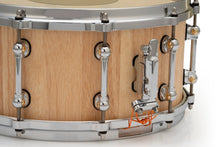 Load image into Gallery viewer, Pearl StaveCraft 14&quot;x6.5&quot; Thai Oak Stave Snare Drum Hand-Rubbed Natural Finish | Authorized Dealer
