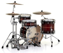 Load image into Gallery viewer, Pearl Masters Complete Natural Banded Redburst 20x14_12x8_14x14 Shell Pack Drums +Bags | Auth Dealer

