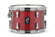 Load image into Gallery viewer, Sonor AQX Stage Red Moon Sparkle 5pc Kit 22x16,10x7,12x8,16x15,14x5.5 Drums Cymbals Hardware Dealer
