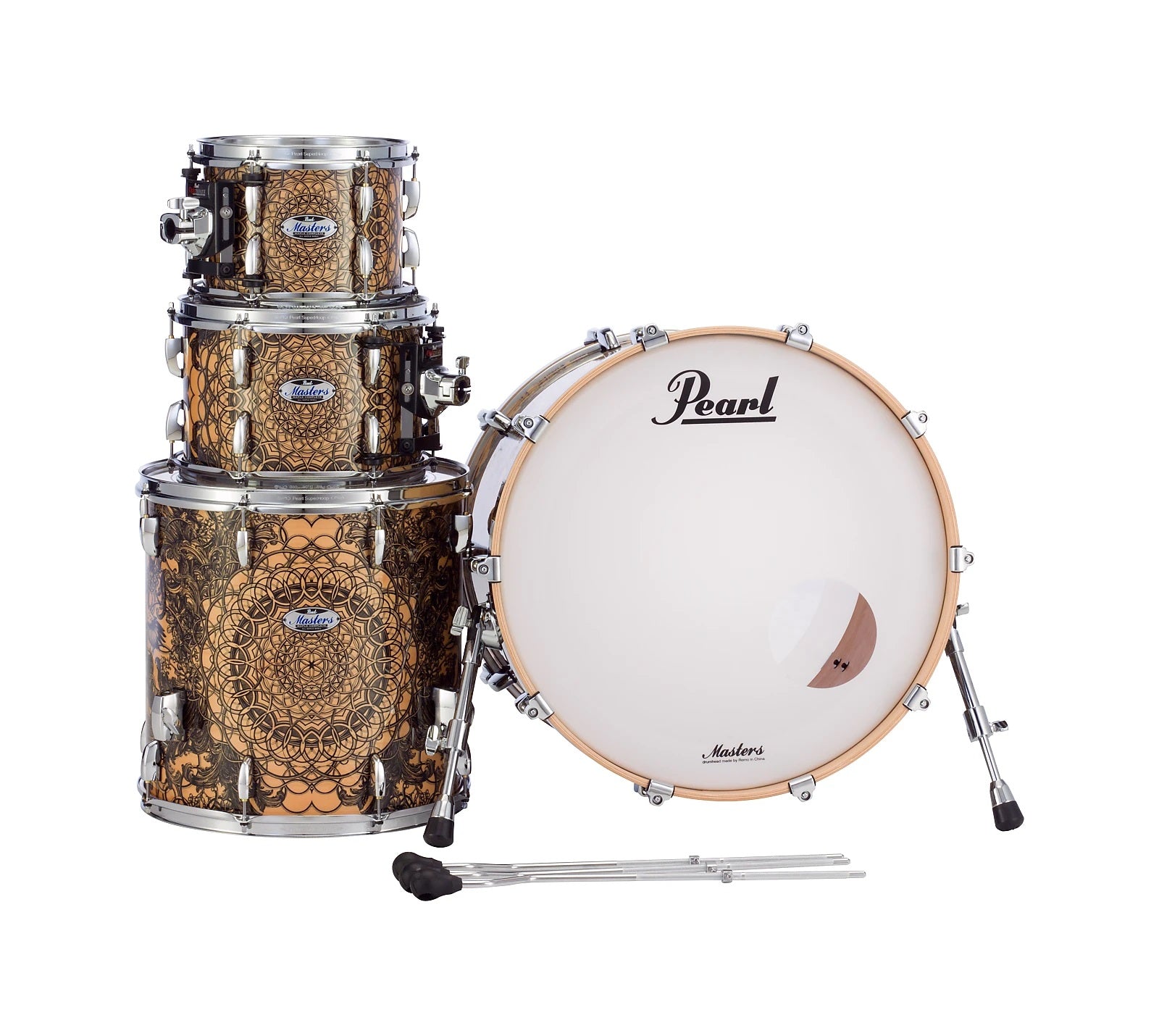 Pearl Masters Complete Cain and Abel 22x18_10x7_12x8_16x16 Drum