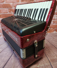 Load image into Gallery viewer, Hohner Bravo III 120 Bass Red Piano Accordion Acordeon +Gig Bag &amp; Straps | NEW Authorized Dealer

