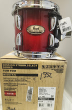 Load image into Gallery viewer, Pearl Session Studio Select Antique Crimson Burst 8x7&quot; Rack Tom Tom Drum WorldShip NEW | Auth Dealer
