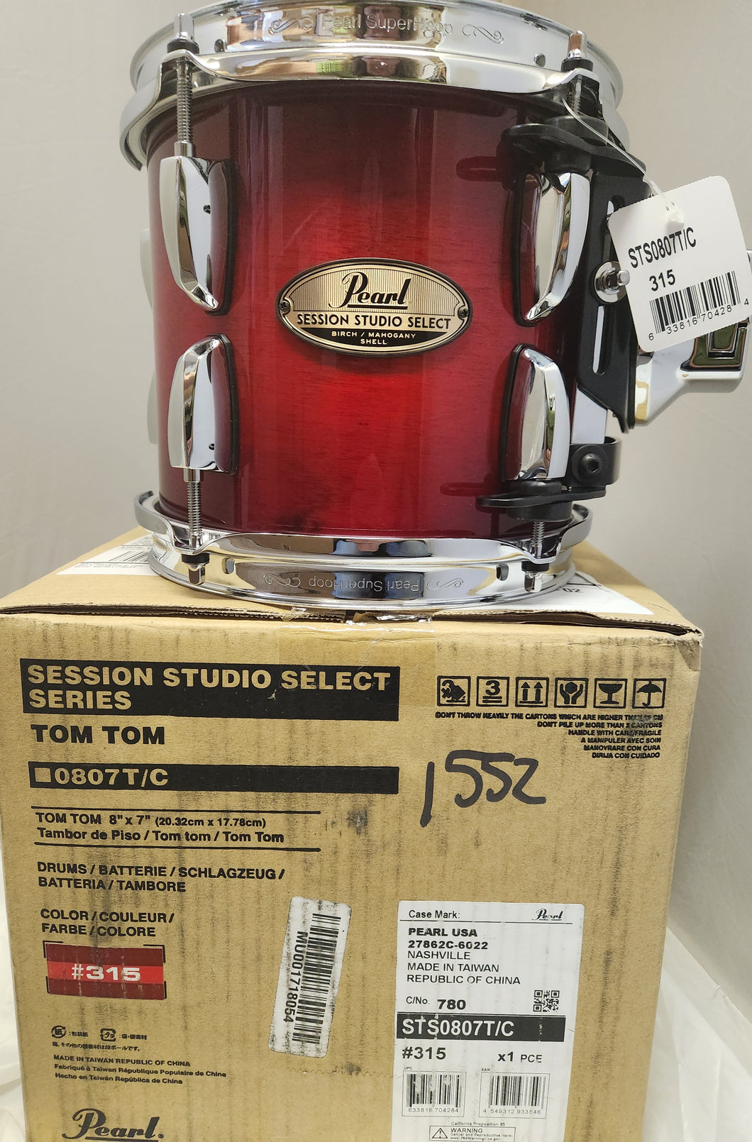 Pearl Session Studio Select Antique Crimson Burst 8x7