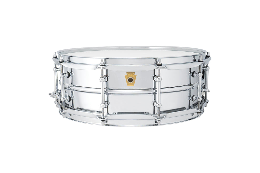 Ludwig LB400BT Chrome Plated Brass 5x14 Tube Lug  Snare Drum Made in the USA NEW Authorized Dealer