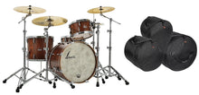 Load image into Gallery viewer, Sonor Vintage Rosewood Semi Gloss 22x14, 13x8, 16x14 w/Mount Drums +Free Bags Shell Pack | Authorized Dealer
