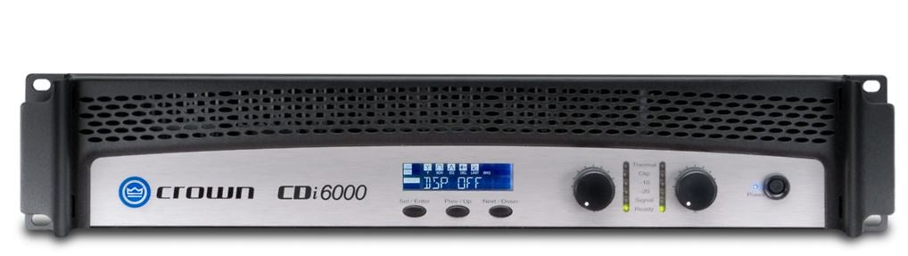 Crown CDi 6000 Dual 2-Channel 2100W @ 70V/140V Power Amplifier | 2-Day Ship | NEW Authorized Dealer