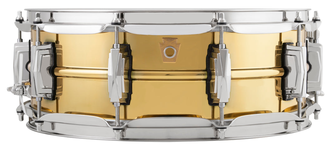 Ludwig LB401 Seamless Super Brass 5x14 Snare Drum w/Tube Lugs | NEW Authorized Dealer
