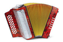 Load image into Gallery viewer, Hohner Corona II Classic FBE/FA Red Rojo Accordion Acordeon +Case, GigBag, Straps, Pad, Shirt Dealer
