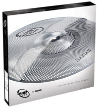 Load image into Gallery viewer, Sabian Quiet Tone Practice Cymbals SET: 13&quot; Hats,14&quot; Crash,18&quot; Crash Ride QTPC502 Authorized Dealer
