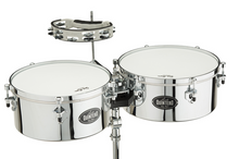 Load image into Gallery viewer, Gon Bops Luisito Quintero Signature 14&quot;/15&quot; Timbale Set Cold Rolled Steel Shell | Authorized Dealer
