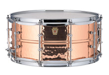 Load image into Gallery viewer, Ludwig 6.5x14&quot; Hammered Copper Phonic Kit Snare Drum with Tube Lugs LC662KT Made in the USA | NEW | Authorized Dealer
