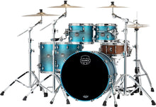 Load image into Gallery viewer, Mapex Saturn Evolution Workhorse Maple Exotic Azure Burst Lacquer Drums 22x18,10x8,12x9,14x14,16x16
