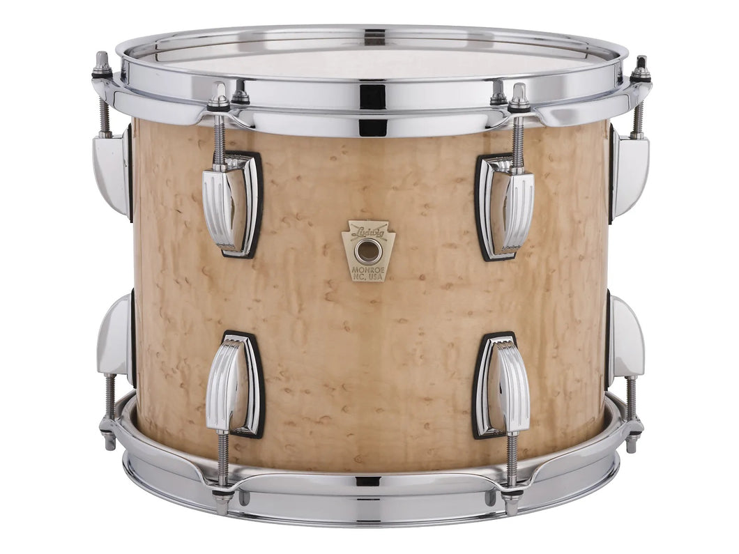 Ludwig Classic Maple Birdseye Maple Full-Face In/Out Finish Jazzette 14x18_8x12_14x14 Drums | Shells
