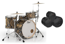 Load image into Gallery viewer, Pearl Masters Complete Cain &amp; Abel 3pc Kit 24x14_13x9_16x16 Drum Shells +GigBags | Authorized Dealer
