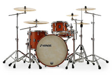 Load image into Gallery viewer, Sonor SQ1 Satin Copper Brown 24x14/13x9/16x15 Drum Kit Shell Pack Matching BD Hoops +Bags | Dealer
