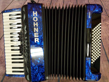 Load image into Gallery viewer, Hohner Bravo III 72 Bass Blue Piano Accordion Acordeon +GigBag, Straps, Shirt Authorized Dealer
