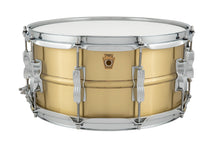 Load image into Gallery viewer, Ludwig Acro Series Brass 6.5&quot;x14&quot; 10-Twin Lug Seamless Brass Kit Snare Drum LB654B Authorized Dealer
