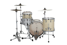 Load image into Gallery viewer, Ludwig Classic Maple Vintage White Marine Downbeat Drums Shells 14x20_8x12_14x14 Made in the USA Authorized Dealer
