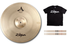 Load image into Gallery viewer, Zildjian A Series 21&quot; Sweet Ride Cymbal Pack Brilliant Finish +FREE Shirt &amp; Sticks Authorized Dealer
