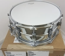 Load image into Gallery viewer, Ludwig LM402 Supraphonic 6.5x14 Smooth Chrome Snare Drum Imperial Lugs Authorized Dealer
