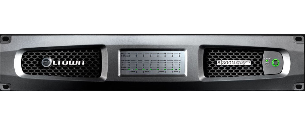 Crown DCi 8|300N 8-channel 300W 4 Ohm 70V/100V Power Amplifier | Free 2-Day Ship | Authorized Dealer