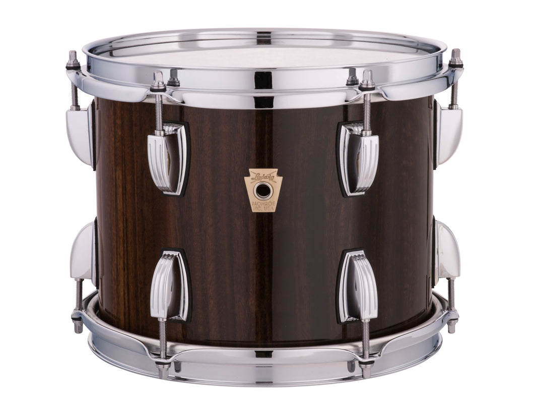 Ludwig Classic Maple Fumed Eucalyptus Free-Face In/Out Finish Downbeat 14x20_8x12_14x14 Custom Drums