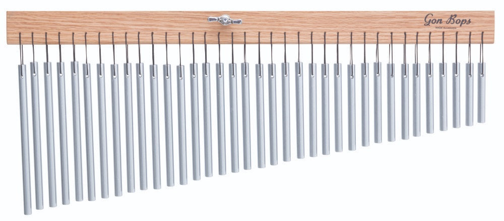 Gon Bops Chimes with 36 Aluminum Bars Red Oak Board Mid-to-Low Range Focus PCHAL36 NEW | Auth Dealer