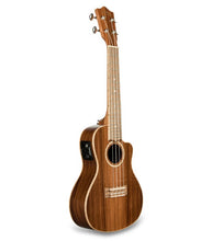 Load image into Gallery viewer, Lanikai All Solid Morado Acoustic/Electric Concert Cutaway Ukulele | Free Case | Authorized Dealer

