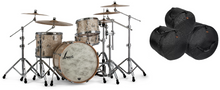 Load image into Gallery viewer, Sonor Vintage Series Pearl 22x14 w/Mount_13x8_16x14 Drums +Free Bags Shell Pack NEW Authorized Dealer
