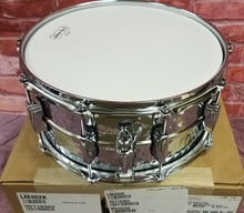 Load image into Gallery viewer, Ludwig LM402K Supraphonic 6.5x14 Hammered Chrome Imperial Lugs Kit  Snare Drum NEW Authorized Dealer
