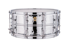 Load image into Gallery viewer, Ludwig *Pre-Order* Supraphonic 6.5x14&quot; Hammered Chrome Snare Drum with Tube Lugs LM402KT Special Order Auth Dealer
