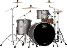 Load image into Gallery viewer, Mapex Saturn Evolution Hybrid Gun Metal Grey Lacquer Powerhouse Rock Drum Kit BAGS 24x14,13x9,16x16
