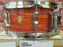 Load image into Gallery viewer, Ludwig Legacy Mahogany Reissue Pre-Order Mod Orange Jazz Fest 5.5x14 Snare Drum - NEW Authorized Dealer
