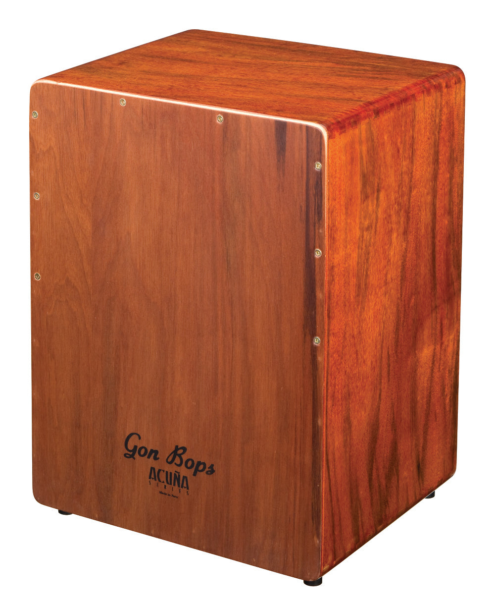 Gon Bops Alex Acuna Signature Cajon Mohena Wood Natural Lacquer FREE Shipping | Authorized Dealer