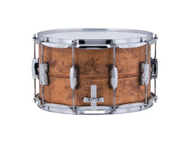 Load image into Gallery viewer, Ludwig Copperphonic 8x14&quot; 10-Twin Lug Raw Finish Seamless Shell Snare Drum LC608R Made in the USA Authorized Dealer
